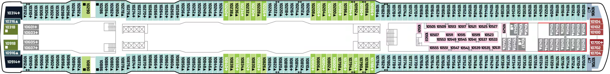 Deck 10 plan